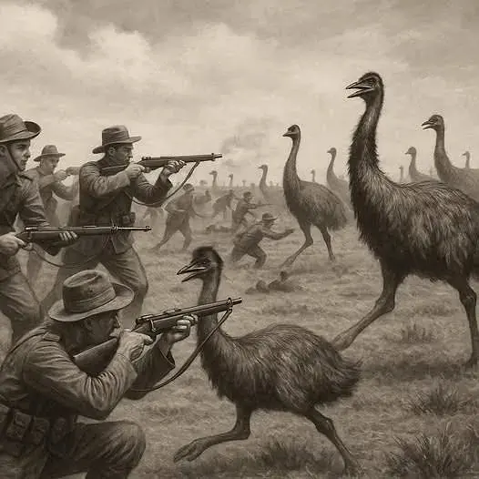 La guerra más absurda de la historia: el día que un ejército con ametralladoras perdió contra unos pájaros